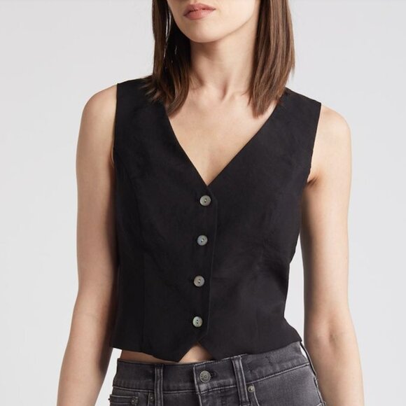 Madewell Katrina Crop Vest Top - Picture 1 of 5